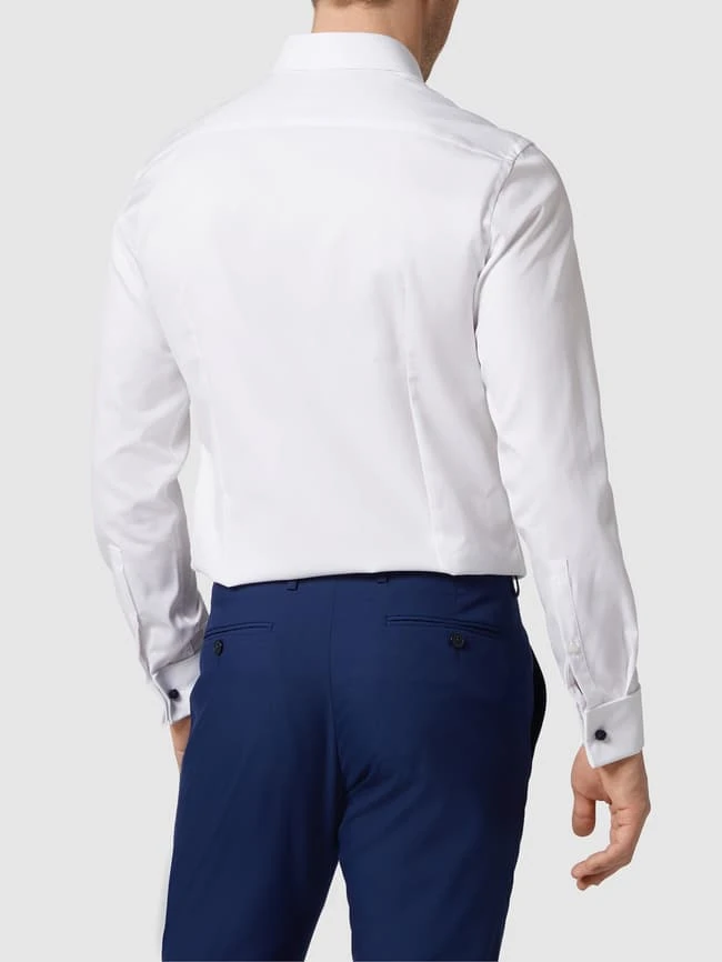 Jake*s Slim Fit Business-Hemd Mit Kentkragen - Weiß 5 Jake*s Slim Fit Business-Hemd Mit Kentkragen - Weiß – Bild 5