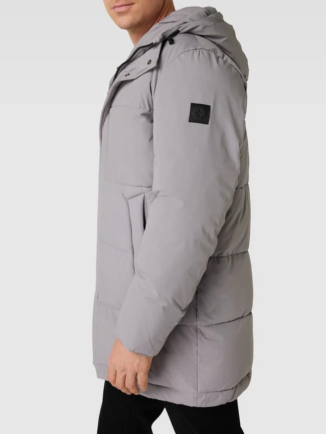 Strellson Steppmantel Mit Label-Patch - Hellgrau 3 Strellson Steppmantel Mit Label-Patch - Hellgrau – Bild 3