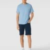 Blend Shorts Mit Französischen Eingrifftaschen - Marineblau