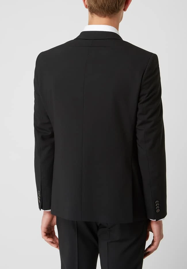 Roy Robson Slim Fit Anzug Mit 2-Knopf-Sakko - Schwarz 6 Roy Robson Slim Fit Anzug Mit 2-Knopf-Sakko - Schwarz – Bild 6