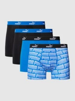 Puma Trunks Mit Label-Details Im 4er-Pack - Royalblau