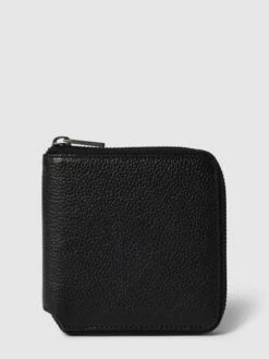 Esprit Portemonnaie Aus Leder Modell 'KEON' - Schwarz