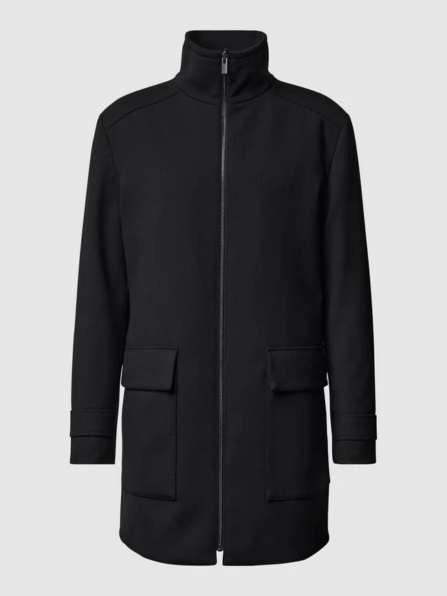 HUGO Wendemantel Mit Stehkragen - Schwarz 2 HUGO Wendemantel Mit Stehkragen - Schwarz – Bild 2