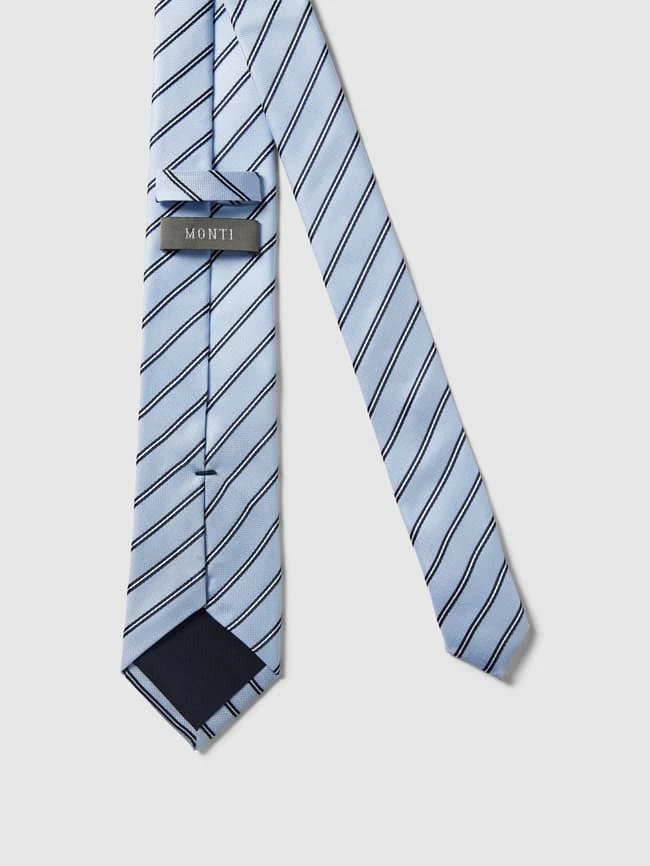 Monti Krawatte Aus Reiner Seide (7 Cm) - Bleu 3 Monti Krawatte Aus Reiner Seide (7 Cm) - Bleu – Bild 3