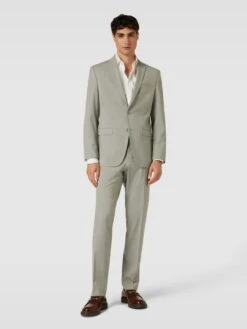 HECHTER PARIS 2-Knopf-Sakko Mit Reverskragen - Schlamm