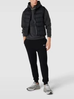 CHAMPION Steppweste Mit Stehkragen - Schwarz