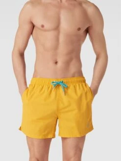 Gant Badehose Mit Label-Stitching - Orange