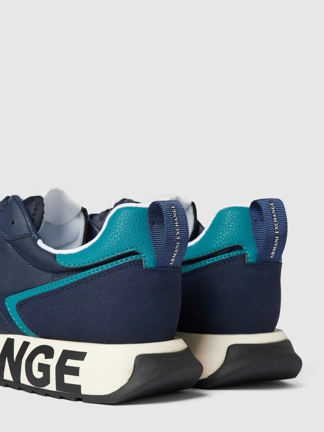ARMANI EXCHANGE Sneaker Mit Label-Print - Dunkelblau 2 ARMANI EXCHANGE Sneaker Mit Label-Print - Dunkelblau – Bild 2