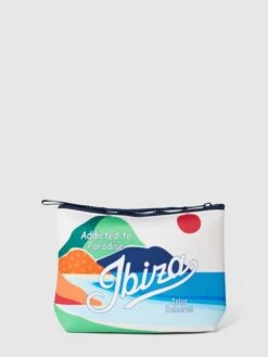 MC2 Saint Barth Kulturtasche Mit Allover-Muster Modell 'ALINE SPONGE' - Offwhite