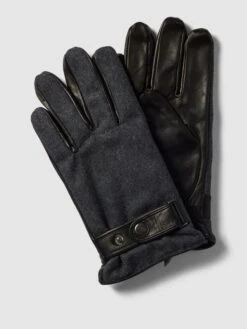 EEM Handschuhe Mit Riegel Modell 'SALZ&PFEFFER' - Anthrazit