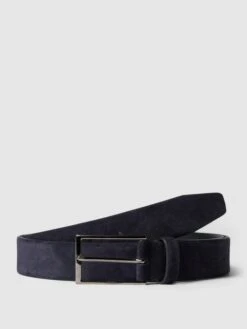 BOSS Gürtel Aus Leder Modell 'CALINDO' - Dunkelblau