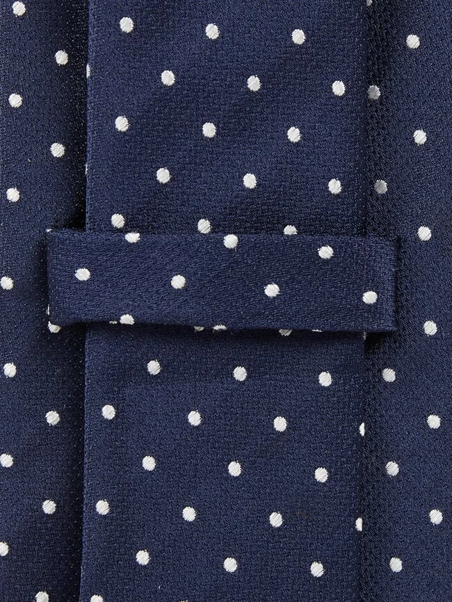 Eterna Krawatte Aus Reiner Seide (7,5 Cm) - Marineblau 2 Eterna Krawatte Aus Reiner Seide (7,5 Cm) - Marineblau – Bild 2