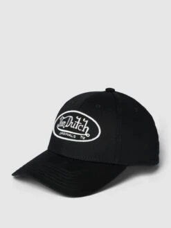 Von Dutch Basecap Mit Label-Detail Modell 'DAD CAP' - Schwarz