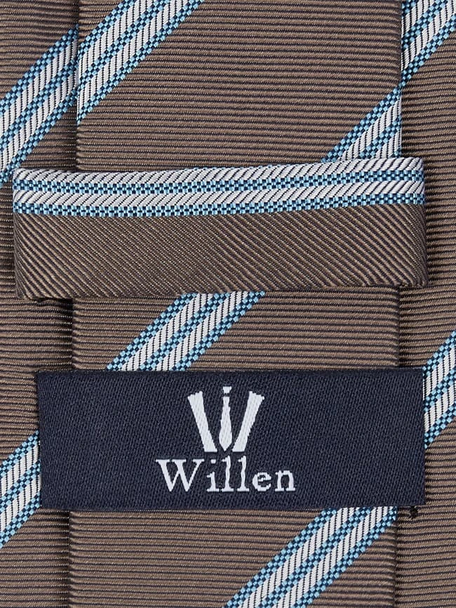 Willen Krawatte Aus Seide (6 Cm) - Schlamm 2 Willen Krawatte Aus Seide (6 Cm) - Schlamm – Bild 2