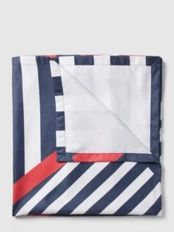 Zeybra Handtuch Mit Allover-Print Modell 'Telo Mare' - Marineblau