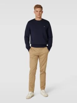 Mmx Stoffhose Mit Französischen Eingrifftaschen Modell 'LUPUS' - Beige