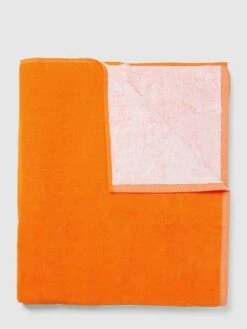 Guess Strandtuch Mit Label-Print - Rot