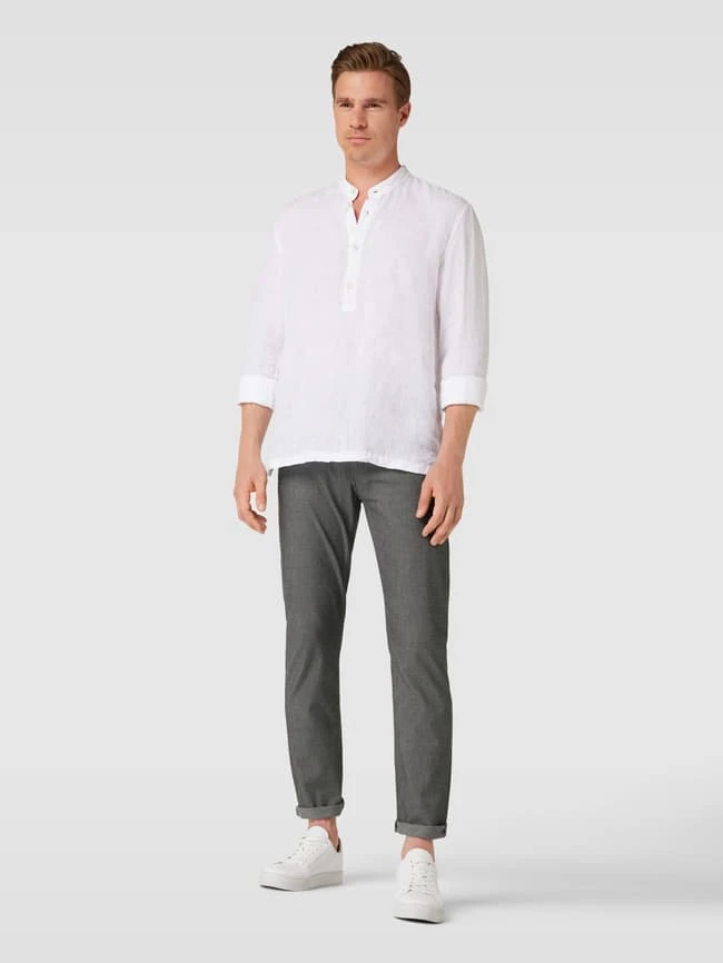 Pierre Cardin Hose Mit Label-Detail Modell 'Lyon' - Mittelgrau 1 Pierre Cardin Hose Mit Label-Detail Modell 'Lyon' - Mittelgrau