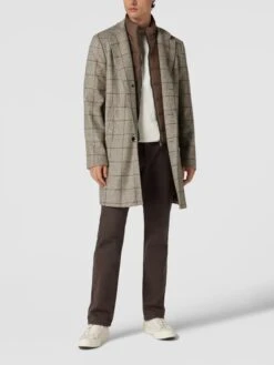 BOSS Mantel Mit Allover-Muster Modell 'Hyde' - Beige