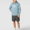 Alpha Industries Hoodie Mit Label-Print Modell 'BASIC' - Eisblau