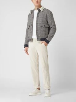 Fynch-Hatton Jacke Aus Wollmischung - Offwhite