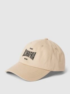 BLS HAFNIA Cap Mit Label-Stitching Modell 'Papi Balboa' - Sand
