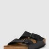 Birkenstock Slides Mit Dornschließe Modell 'Arizona' - Schwarz