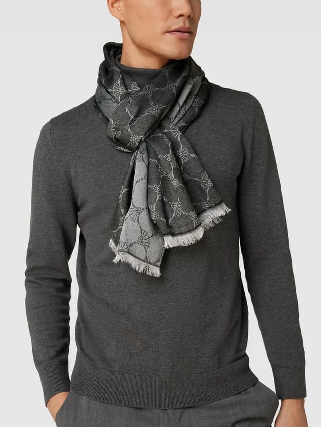 JOOP! Collection Schal Mit Allover-Muster - Schwarz 1 JOOP! Collection Schal Mit Allover-Muster - Schwarz