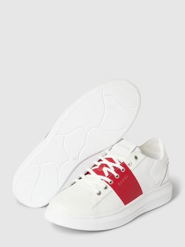 Guess Sneaker Mit Kontrastbesatz Modell 'VIBO' - Weiß 5 Guess Sneaker Mit Kontrastbesatz Modell 'VIBO' - Weiß – Bild 5