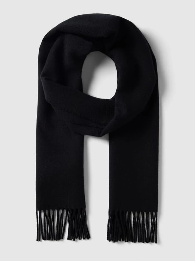 Gant Schal Mit Ausfransungen - Schwarz 1 Gant Schal Mit Ausfransungen - Schwarz