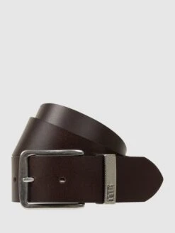 Tom Tailor Denim Gürtel Aus Leder - Schokobraun