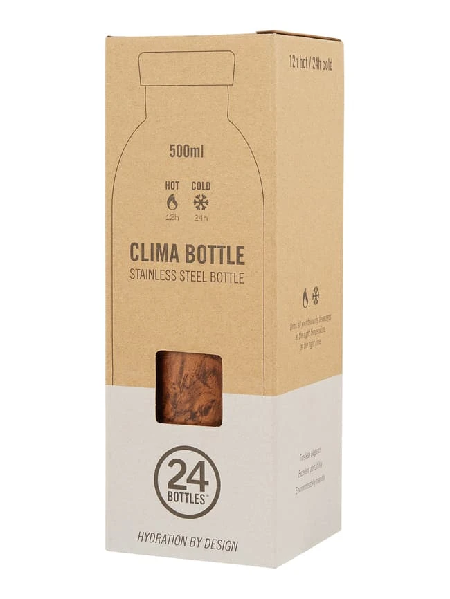 24bottles Trinkflasche Aus Edelstahl - Haselnuss Braun 2 24bottles Trinkflasche Aus Edelstahl - Haselnuss Braun – Bild 2