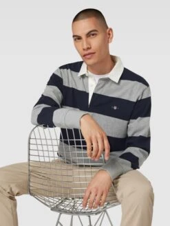 Gant Sweatshirt Mit Streifenmuster Modell 'SHIELD' - Mittelgrau Meliert -Herrenbekleidung Angebote 8spkih2i8h9k6iqk6t7jejqm9d9kuki19l9kgii76spl8c2d9ss56e2e9oo4sha6a164mk1p71842k2cad3j8dhk6kqmad1i6krmcchk60o3io9p68s30dj170rj0o9g71im2oo