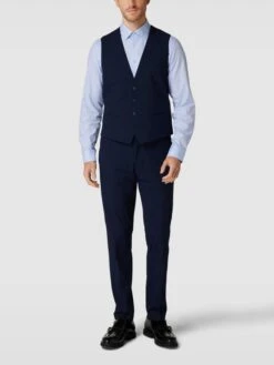 MCNEAL Weste Mit Paspeltaschen - Marineblau