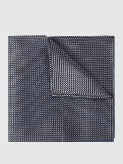 Willen Einstecktuch Aus Seide - Hellgrau