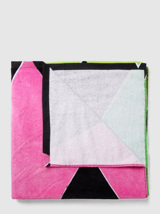 Billabong Handtuch Mit Allover-Muster Modell 'WAVES' - Neon Grün 1 Billabong Handtuch Mit Allover-Muster Modell 'WAVES' - Neon Grün