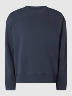 REVIEW Sweatshirt Aus Baumwollmischung - Dunkelblau