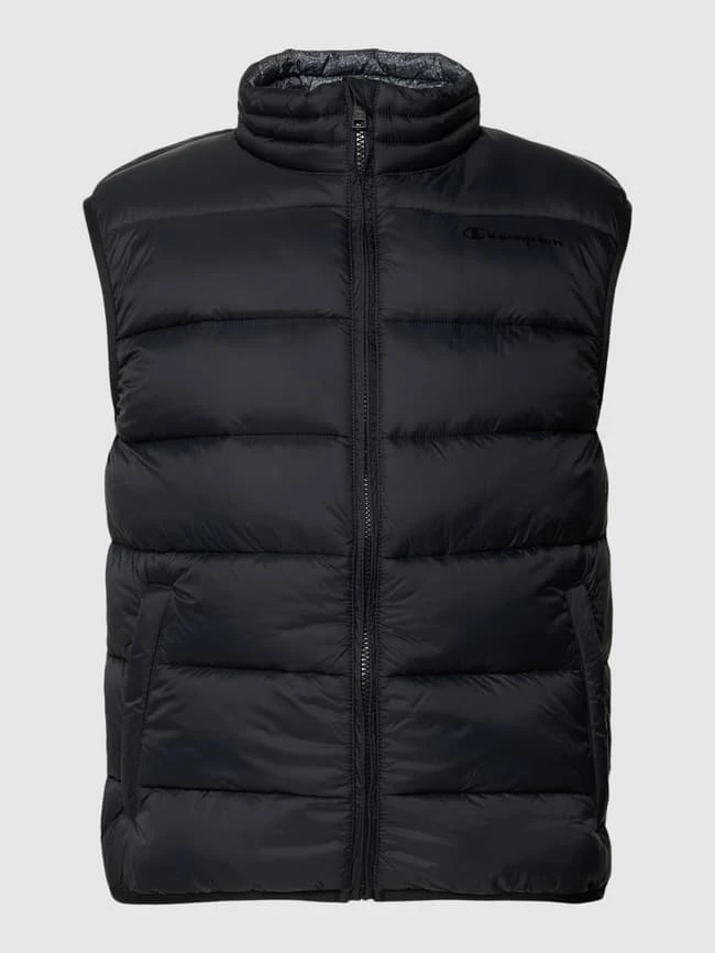 CHAMPION Steppweste Mit Stehkragen - Schwarz 2 CHAMPION Steppweste Mit Stehkragen - Schwarz – Bild 2