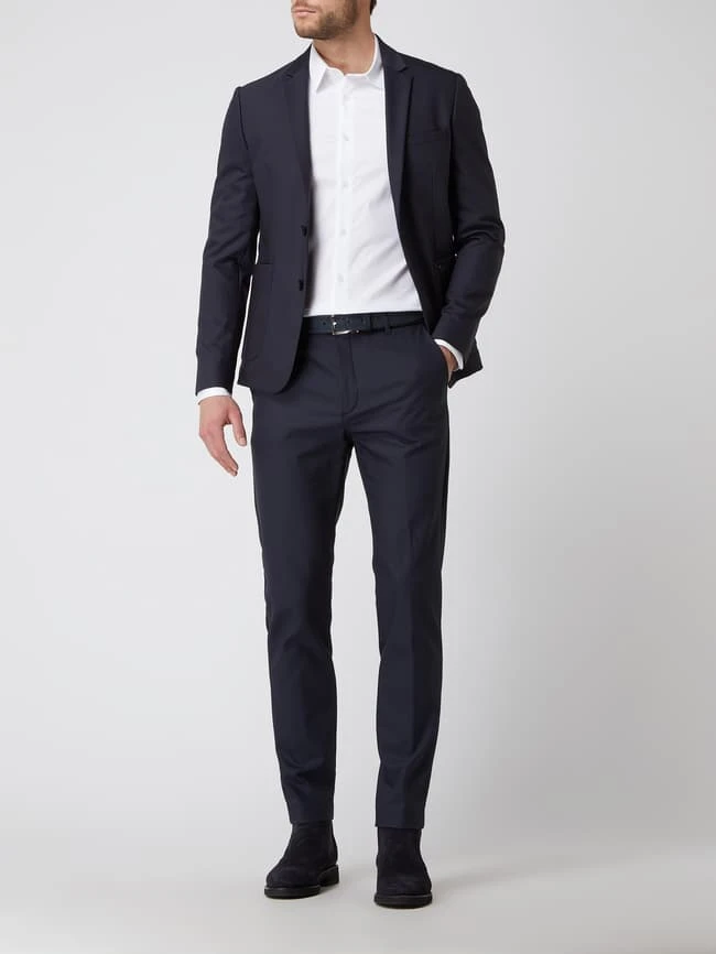 MOS MOSH Slim Fit Business-Hemd Mit Stretch-Anteil Modell 'Manny' - Weiß 1 MOS MOSH Slim Fit Business-Hemd Mit Stretch-Anteil Modell 'Manny' - Weiß