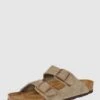 Birkenstock Sandalen Aus Veloursleder Modell 'Arizona' - Taupe