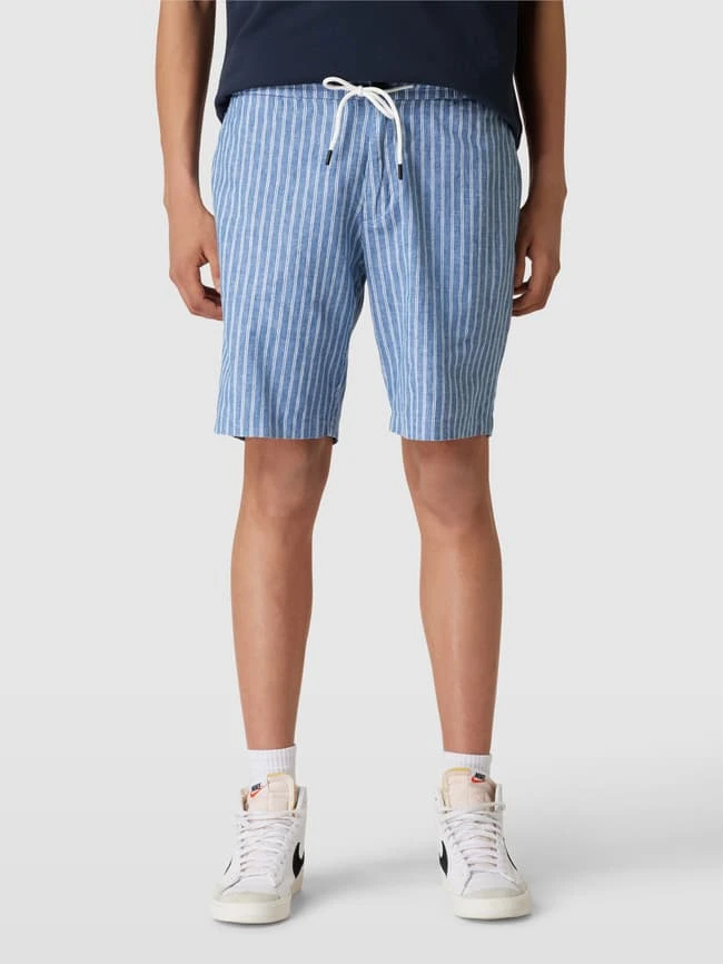 Tom Tailor Denim Regular Fit Bermudas Mit Streifenmuster - Blau 4 Tom Tailor Denim Regular Fit Bermudas Mit Streifenmuster - Blau – Bild 4