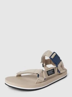 Levi’s® Acc. Sandalen Mit Label-Patch Modell 'TAHOE' - Taupe