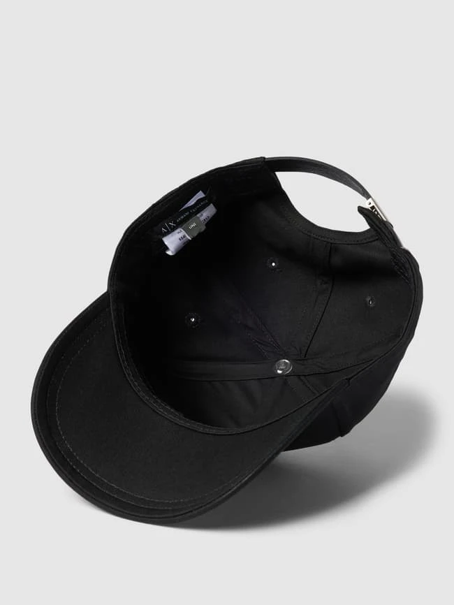 ARMANI EXCHANGE Basecap Mit Label-Stitching - Schwarz 2 ARMANI EXCHANGE Basecap Mit Label-Stitching - Schwarz – Bild 2