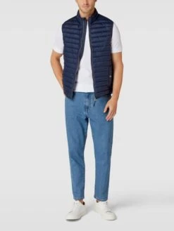 MCNEAL Steppweste Mit Stehkragen - Marineblau