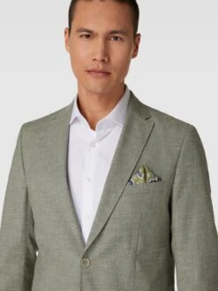 Verugia Einstecktuch Mit Allover-Muster - Schilf