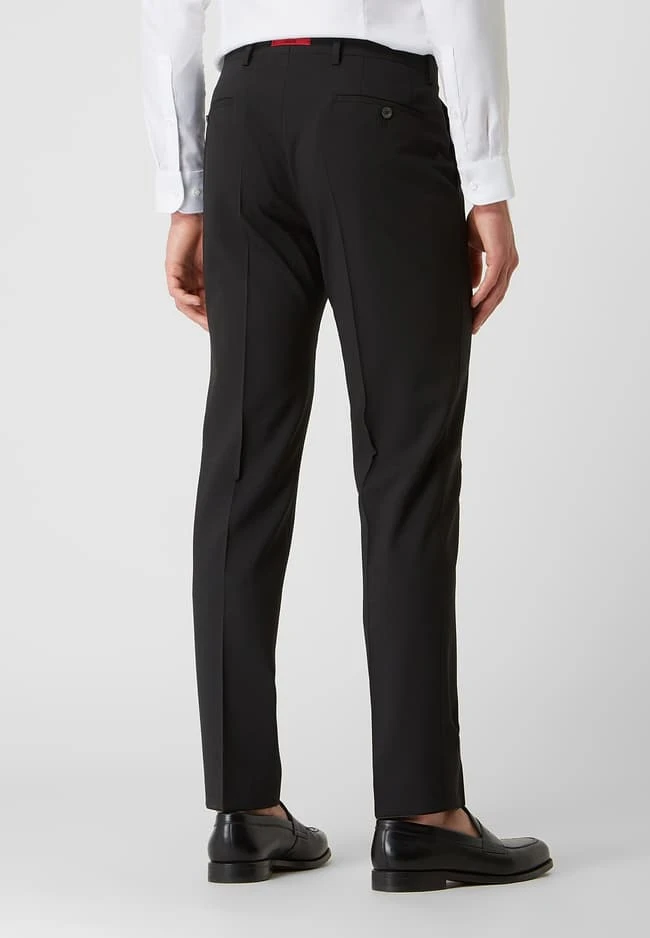 Roy Robson Slim Fit Anzug Mit 2-Knopf-Sakko - Schwarz 7 Roy Robson Slim Fit Anzug Mit 2-Knopf-Sakko - Schwarz – Bild 7