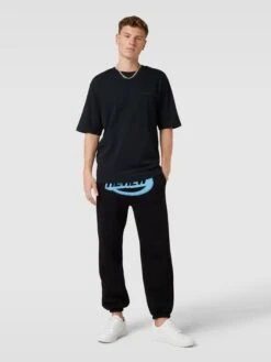 REVIEW Sweatpants Mit Label-Print - Schwarz