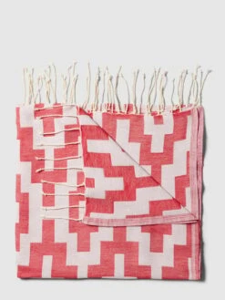 MC2 Saint Barth Strandtuch Mit Allover-Muster Modell 'FOUTAS LIGHT' - Rot