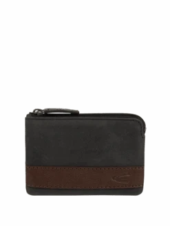 Camel Active Schlüsseletui Aus Leder Modell 'Taipeh' - Schwarz