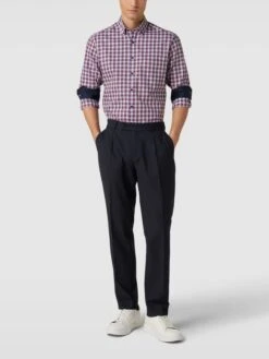 CG - Club Of Gents Anzughose Mit Bundfalten Modell 'Charlie' - Marineblau